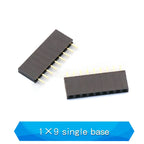 10PCS 2.54mm Pitch Single Row Female 2~13P PCB Socket Board Pin Header Connector Strip Pin Header