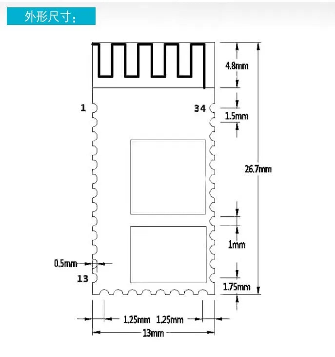JDY-31 SPP-C For Bluetooth serial pass-through module wireless serial communication from machine Wireless JDY-31 Replace HC-05