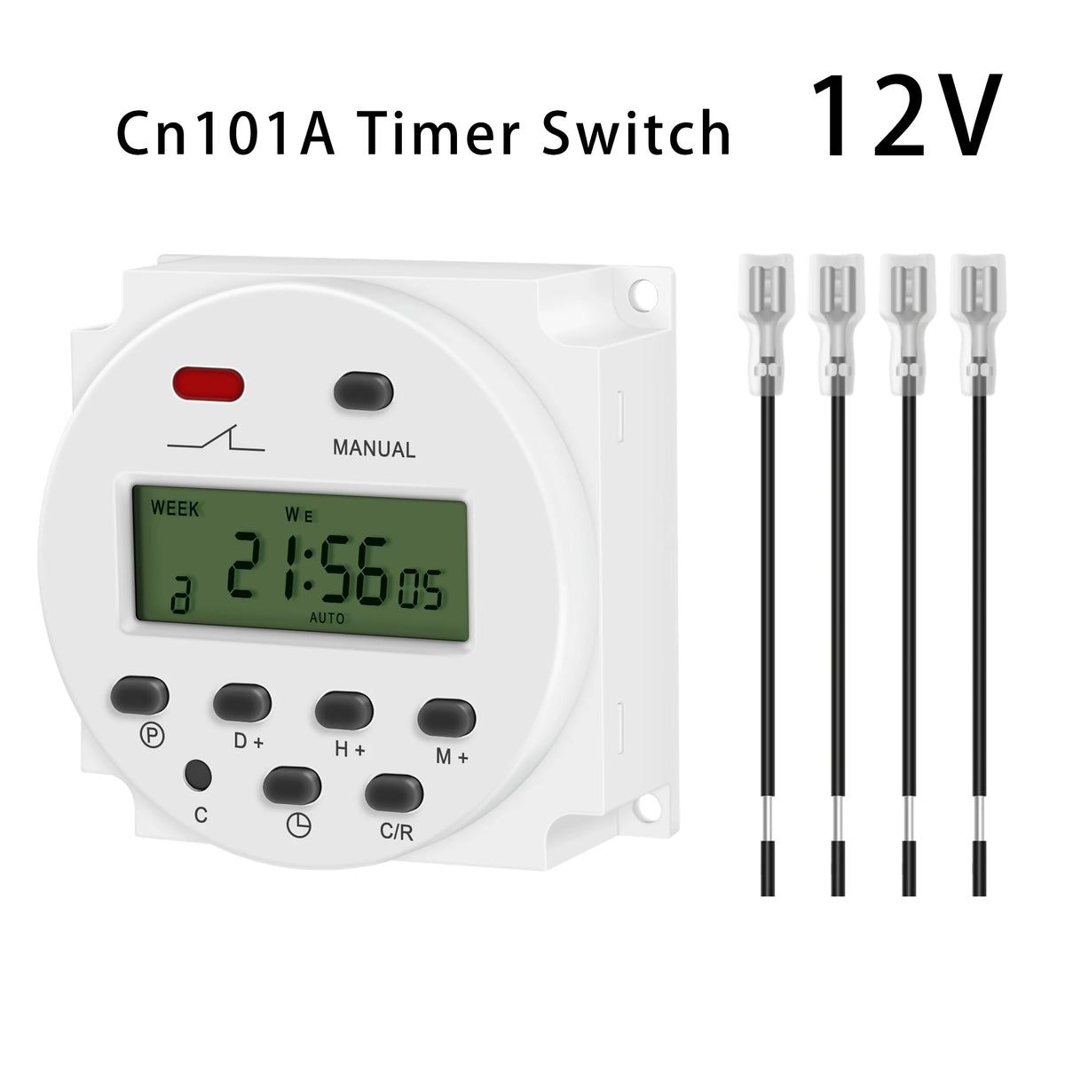 CN101A LCD Time Switch 12V 24V 110V 220V Time Relay Street Lamp Billboard Power Supply Timer