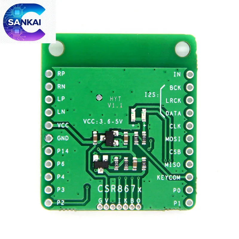 CSR8675 APTX-HD LDAC Bluetooth 5.0 Module, I2S SPDIF, 24Bit/96kHz HiFi Audio