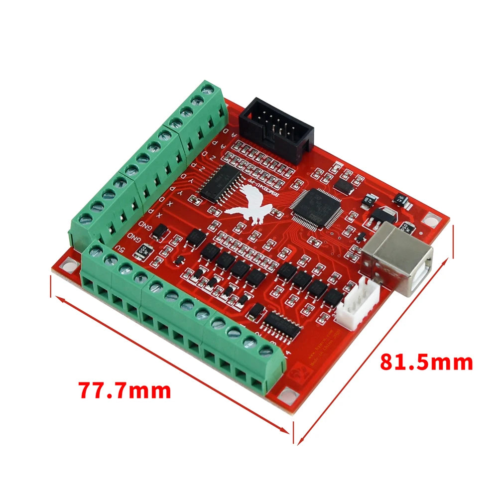 Stepper Motor Driver TB6600 23 NEMA 34 42/57/86 NEMA 17 4A DC9-40V CNC USB MACH3 Four-Axis Motion Controller, for Stepper Motors