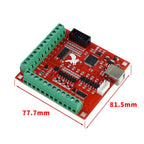 Stepper Motor Driver TB6600 23 NEMA 34 42/57/86 NEMA 17 4A DC9-40V CNC USB MACH3 Four-Axis Motion Controller, for Stepper Motors