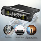 Tire Pressure Solar TPMS Car Tyre Pressure Monitoring System Solar Power Auto Security Alarm Systems Power External Sensor Auto Accessories Universal