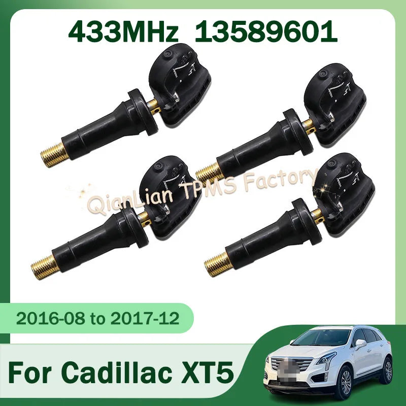 1/4pcs 433HMz 13589601 13598773 13522629 TPMS Sensor  Tire Pressure Monitor Systems Car Accessories For Cadillac XT5 CT4 CT6
