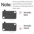 10pcs Normally Closed 16A Micro Switch Replacement For Microwave Oven Washing Machine Rice Cooker Door Position Spdt 2 Pin