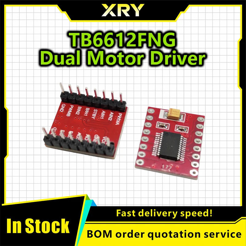 TB6612  Dual Motor Driver 1A TB6612FNG for Arduino Microcontroller Better than L298N