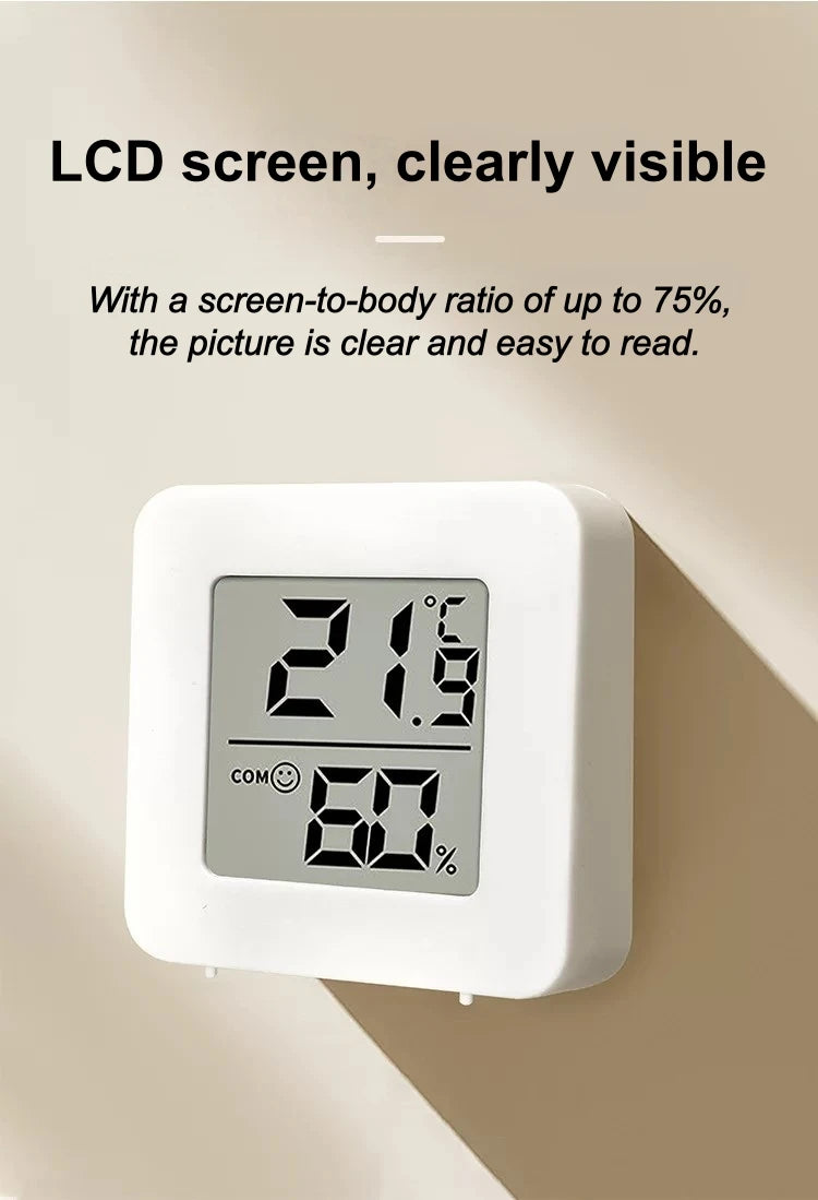 1/2/3/5PCS Mini LCD Digital Thermometer Hygrometer Indoor Room Temperature Humidity Meter Sensor Gauge Weather Station Set