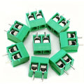 50PCS PCB Terminal Block Connector Pitch 5.0mm KF301 Straight Pin 2P 3P Screw PCB Terminal Blocks Connector Assortment Kit