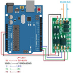 Industrial Grade UART TTL to RS485 Isolated Communication Surge Protection for Arduiuo MEGA 4 NODEMCU ESP8266
