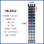 Terminal Block Position Connection Strip Copper Iron TB-1503 TB-1504 TB-1505 TB-1506 TB-1508 TB-1510 TB-1512 TB-1515 TB-1520