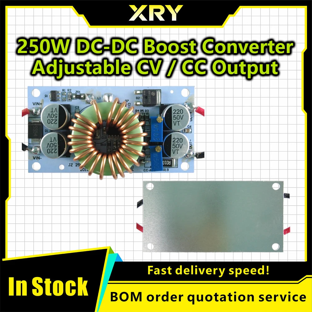 XRY DC-DC boost converter Constant Current Mobile Power supply 10A 250W LED Driver Step Up Module