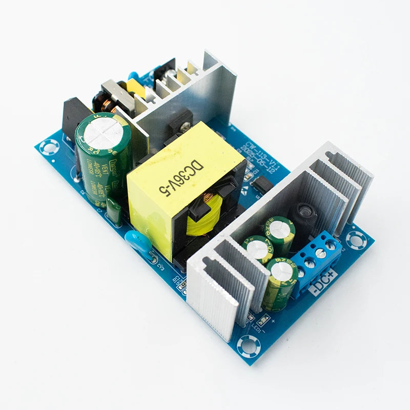 AC 110-220V to DC 36V 5A Switching Power Supply Board 180W Isolated Step Down Power Module 50/60Hz With Aluminum Heat Sink