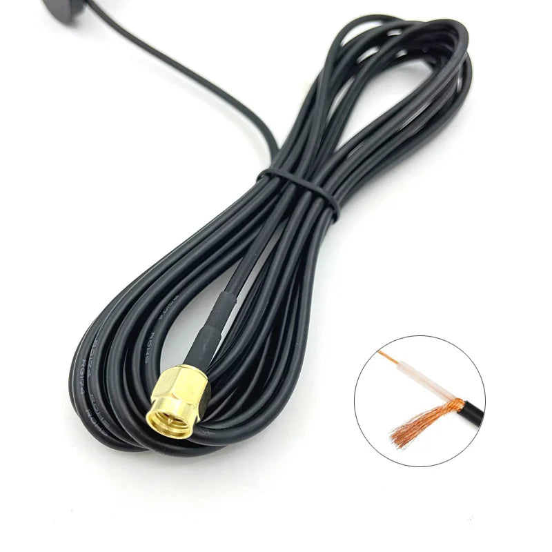 GSM 4G 5G Magnetic Antenna 600-6000Mhz 18dBi SMA Male with 1.5M 3M Cable 2.4G Wifi Aerial for Modem Wireless Router