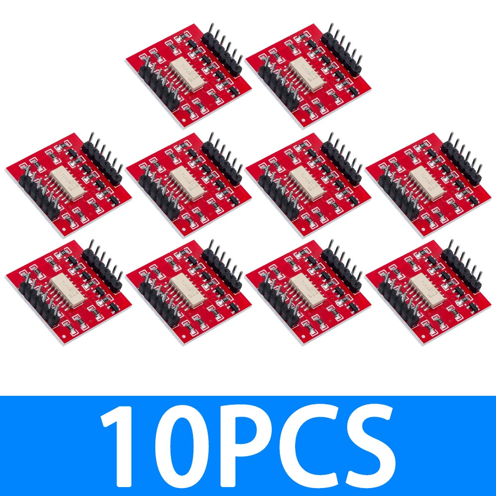 TLP281 4 CH 4-Channel Opto-isolator IC Module For Arduino Expansion Board High And Low Level Optocoupler Isolation 4 Channel