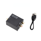 ADC Analog to Digital Audio Converter Analog to Optical Fiber Coaxial Signal ADC Spdif Stereo 3.5MM Jack 2*RCA Amplifier Decoder