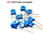 20PCS High Voltage Ceramic Capacitor 2KV 121 100PF 101/120PF 121/220PF 221/330PF 331/22PF 220/2KV151 15PF 150/ 2000V Capacitance