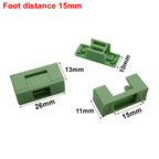 （10-50PCS）BF-012 5x20mm Fuse Holder With 5*20mm 0.2A-10A 250V Glass Tube Fuse For PCB Panel Mounting Foot distance 15mm 22mm