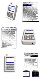 DSO PRO Handheld Digital Oscilloscope Portable Palm Size Oscillograph 5M Bandwidth 20MS/s Sampling Rate with P6100 BNC Probe