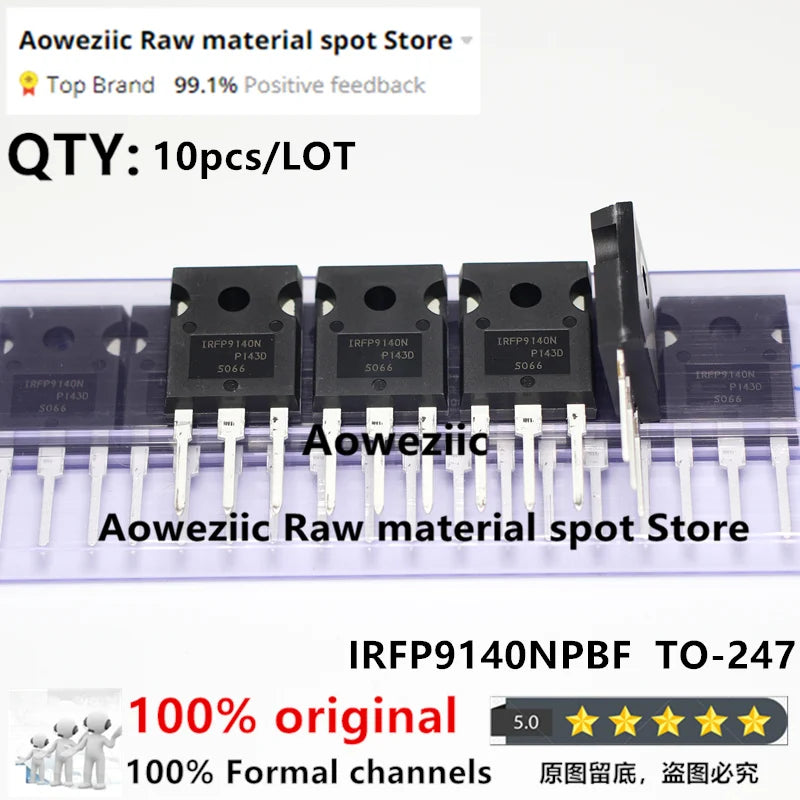 Aoweziic  2021+ 100% New Imported Original  IRFP9140NPBF  IRFP9140N  IRFP140NPBF  IRFP140N  TO-247 P-channel  MOSFET 23A 33A 1