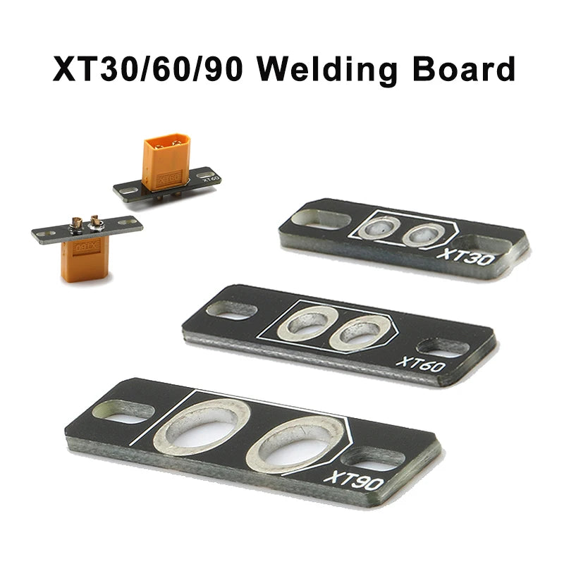 5/10PCS XT30 XT60 XT90 Plug Connector PCB Fixed Seat Welding Board (Without Plugd) for RC Model Airplane Helicopter Multirotor