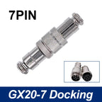 GX20 Docking Aviation Connector 2 3 4 5 6 7 8 9 10 11 12 13 14 15 Pin Male Female Plug Socket Inline Wire Cable Connector Joint