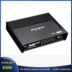 PUZU PZ-X4800S 6core 32bit 8CH With Power Car Audio DSP Digital Signal Processor Built In Amplifier 8X150W Support BT5.0 OPT