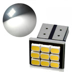 2pcs T10 W5W 1206 9smd 12SMD Turn Signal License Plate Light Car Wedge White 12V Canbus Backup Brake Dome Reading Lamp Led Bulb