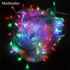 Holiday Outdoor 100 LED String Lights 10M 220V 110V Christmas Xmas Wedding Party Decorations Garland Lighting Christmas light