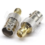 SMA Male Plug to BNC Female M/F Radio Antenna Connector RF Converter M/F Radio Antenna Adapters Kit Coaxial SMA to BNC Adapter