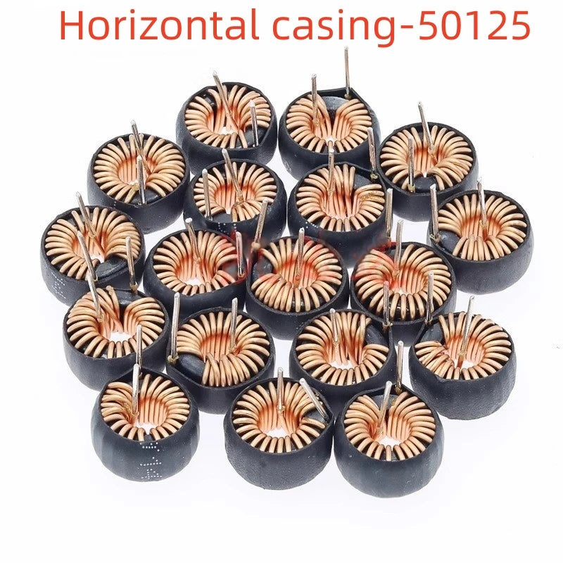 5pcs Ferrosilicon Aluminum Magnetic Ring Inductor 50125-33uh47uh100uh In-line Ring High Current Energy Storage Inductor Coil