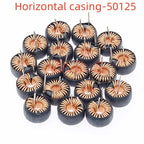 5pcs Ferrosilicon Aluminum Magnetic Ring Inductor 50125-33uh47uh100uh In-line Ring High Current Energy Storage Inductor Coil