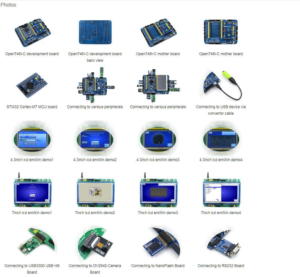 2026 Open746I-C Package A, STM32F7 Development Board