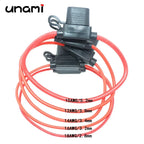 Waterproof Fuse Holder 32V Mini Small Medium 18/1614/12/10AWG and Blade Fuse 1A 2A 3A 5A 7.5A 10A 15A 20A 25A 30A 35A 40A 50A