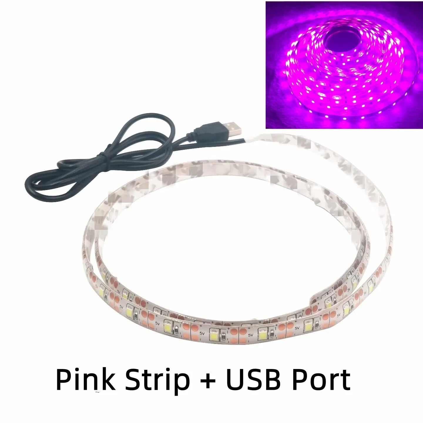 DC 5V USB LED Strips 2835 White Warm White LED Strip Light TV Background Lighting Tape Home Decor Lamp 1M 2M 3M 4M 5M LED Strip