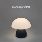 Mushroom LED Table Lamp Touch Dimming USB Charging Night Light for Bedroom/Desk/Coffee Bar Decorative Ambient Night Lighting