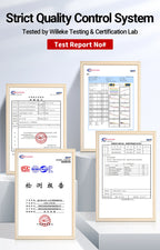 AMPCOM RJ45 Connector, CAT8 STP Tool Free Shielded Modular Plugs CAT7 CAT6A Zinc Alloy Field Termination Plug 40Gbps 2000Mhz