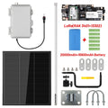 HP1 High Power LoRa Module Wismesh 1w Booster Starter Kits with 20w Solar Power System 6dBi Fiberglass Antenna Mount