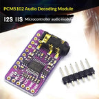 PCM5102A Interface I2S DAC Decoder GY-PCM5102 I2S Player Module For Raspberry Pi PHAT Format Board Digital PCM5102 Audio Board