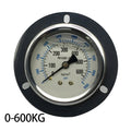 Industrial Pressure Monitoring Axial Edge Gauge Easy Installation Pressure Meter Barometer Seismic Pressure Meter