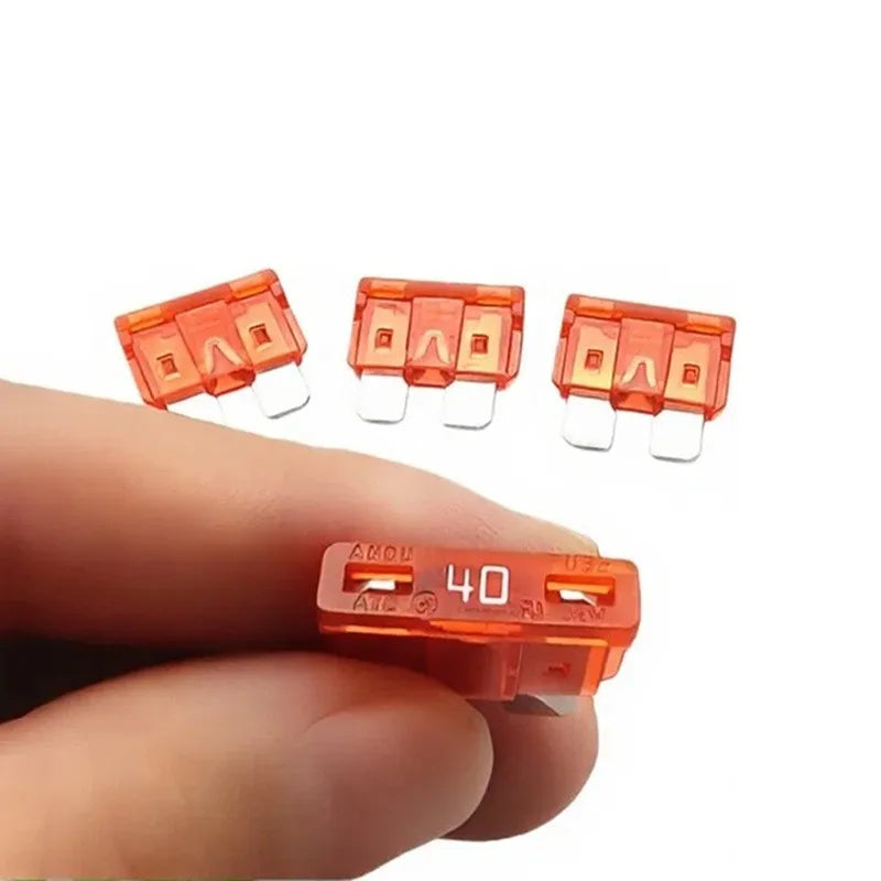 10-100pcs Medium Standard Blade Fuse Insert Kit 2A-40A Automotive Medium Fuses for Car/RV/Truck/SUV/Motorcycle/Boat