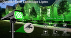 4pcs Solar Spotlight Outdoor Garden Wall Lamp for Tree Street Decor IP65 Waterproof LED Green Landscape Countyard Solar Light