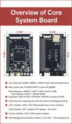 STM32H7 development board small system board STM32H743IIT6 core board onboard SDRAM open source LVGL