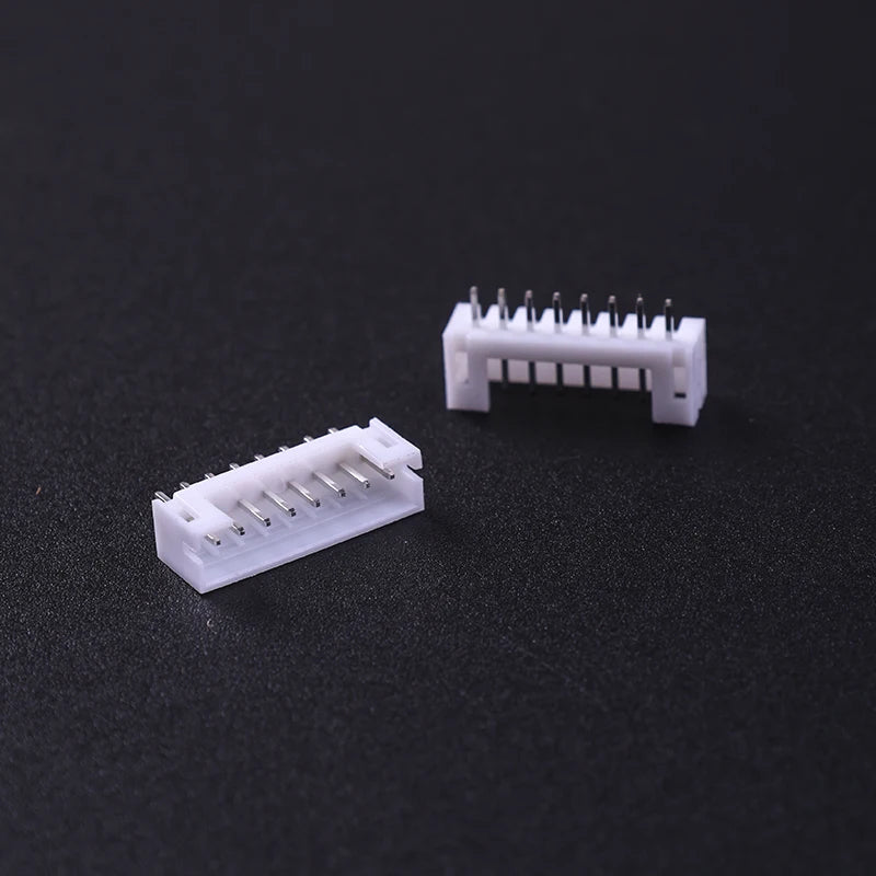 100PCS/50Pcs JST PH2.0mm Male Wire Connector Housing 2mm Pitch 2-10Pin Male Plug with Plastic Shell Pin Header for Electronics