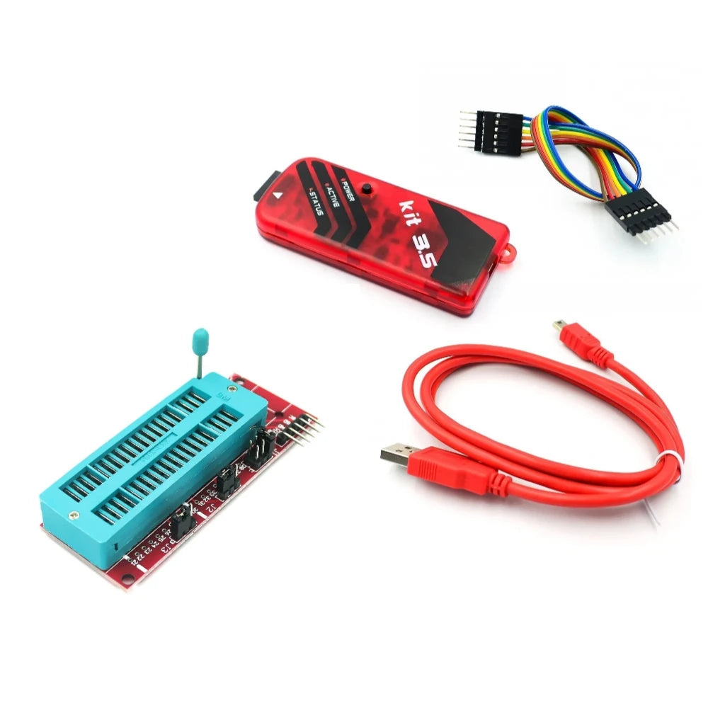 PICKit2 PICKIT3 PICKit3.5 Programmer + PIC ICD2 PICKit 2 PICKIT 3 PICKIT 3.5 Programming Adapter Universal Programmer Seat