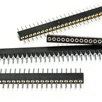 3pcs 1.778mm Round Single Row 1X40P Crystal Socket Male Female Pin Header PCB Board Connector