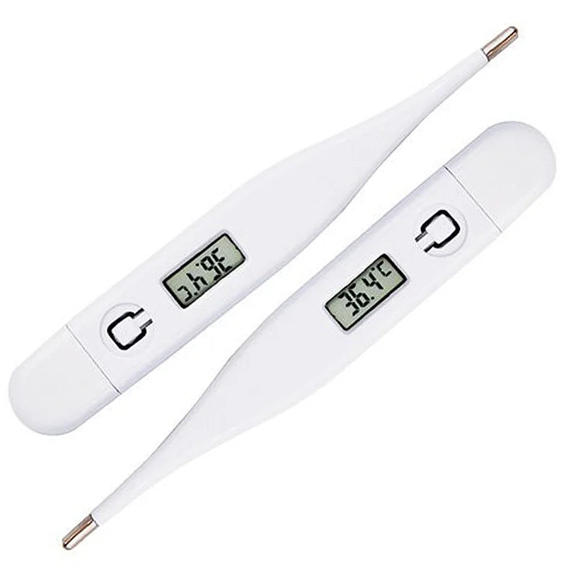 1-2P Thermometer for Fever Digital Basal Body Oral Armpit or Rectal Electronic LCD Display High-Precision Measurement Smart Heat