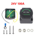12V or 24V Smart Dual Battery Isolator Voltage Sensitive Split Charge Relay VSR Car Part 2 Battery Bank Charging Red LED