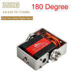 15/20/25/30/35kg Metal Digital Servo 4.8-8.4V 180/270 Degree Dual-Axis Servo Brushed Motor Angle Control for Robots RC Cars