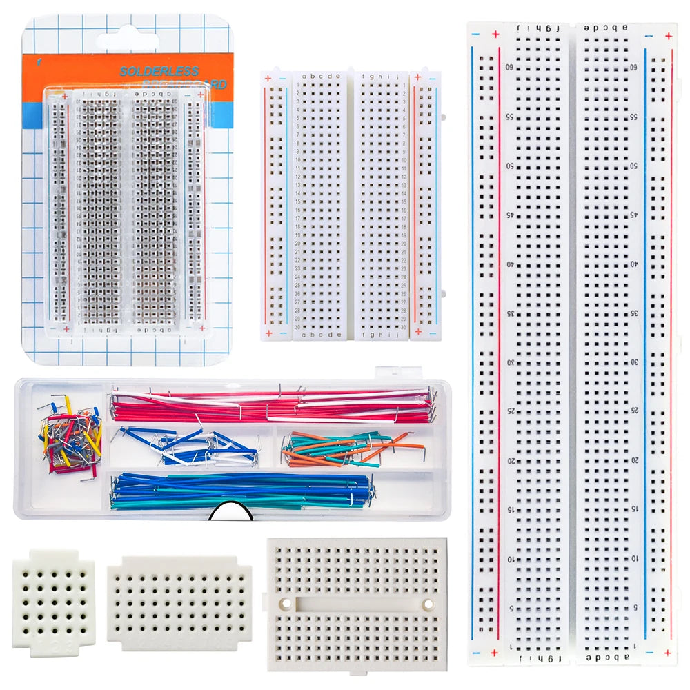 MB102 Breadboard Prototype PCB 830/400/SYB-170/ZY-55 Holes Breadboard&Jump line Universal Test For Arduino Breadboard Projects