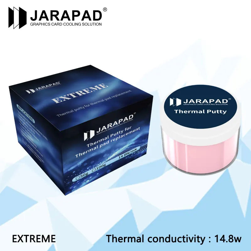 JARAPAD Thermal Putty For VGA GPU IC Processor Rapid Cooling Thermal Pad Replacement Heat Blocking Putty High Performance